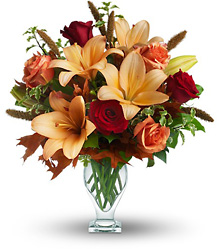 Teleflora's Fall Fantasia from Gilmore's Flower Shop in East Providence, RI